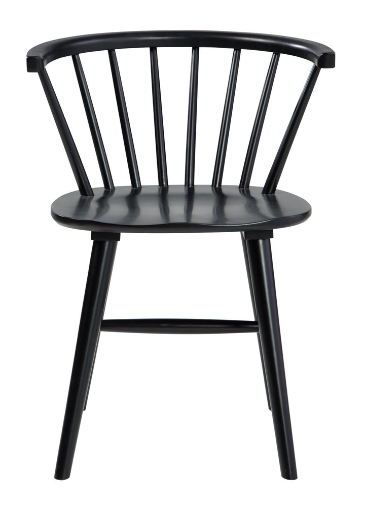 Arielle Rubber Wood Windsor Back Side Chair