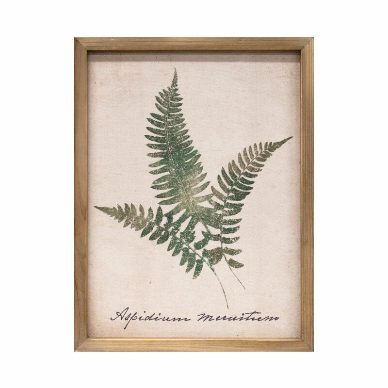 Botanical Prints Print on Wood With Frame