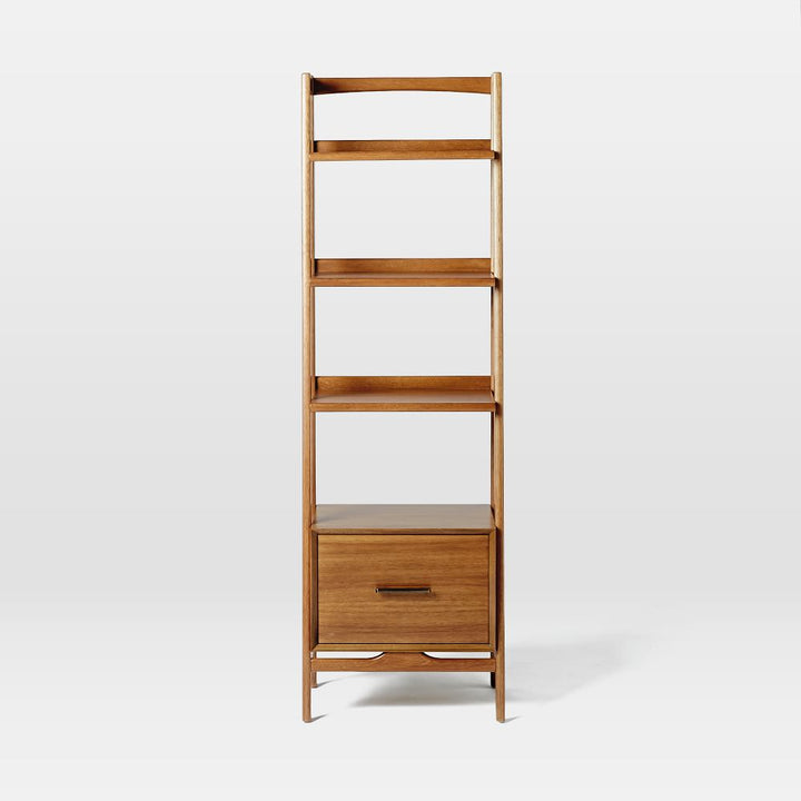 Mid Century Bookshelf Drawer