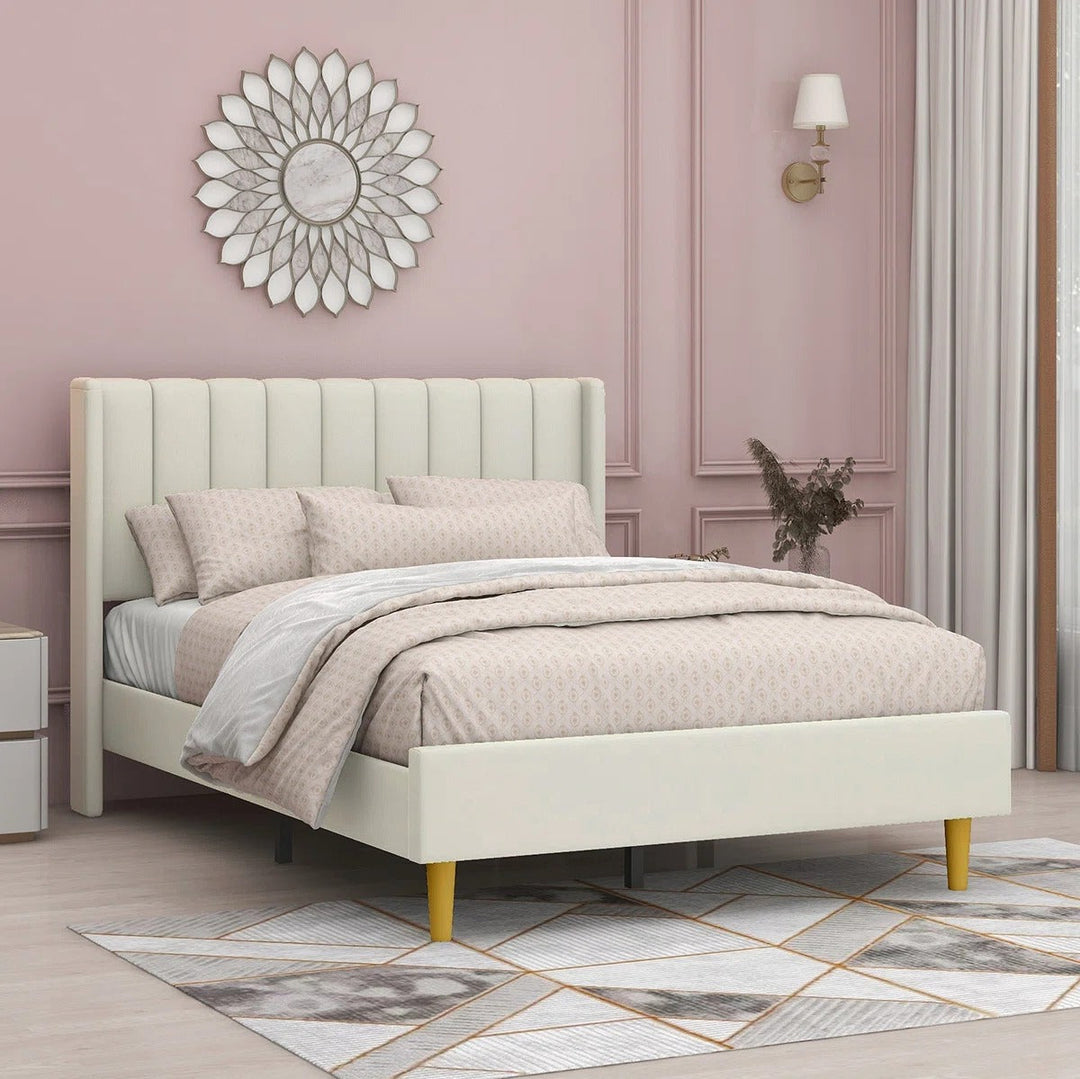 Eriksay Low Profile Upholstered Platform Bed