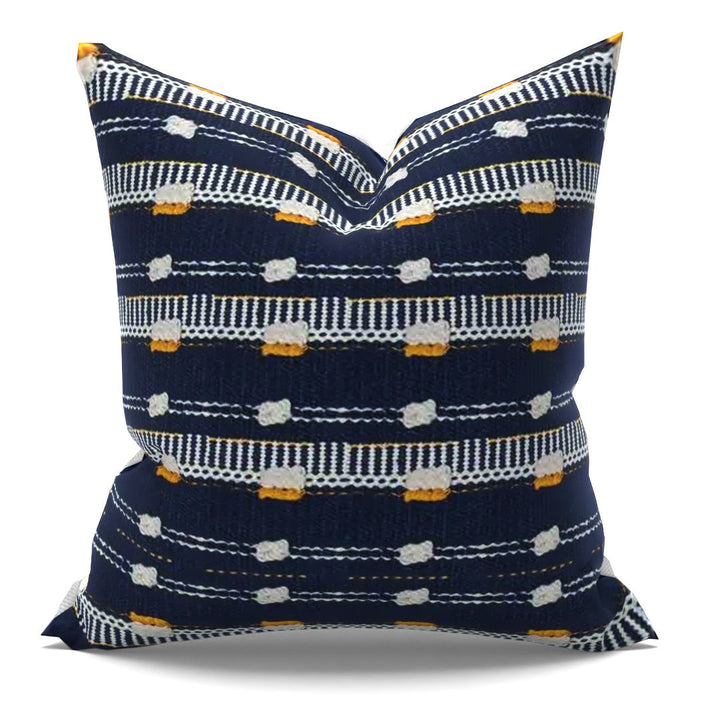 Jema Oxford Navy Pillow with insert-18"x18"