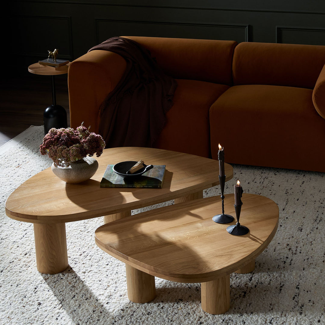 Zaccai Oak Nesting Coffee Table Large