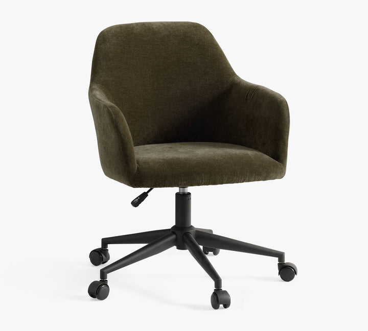 Carson Upholstered Swivel Desk Chair