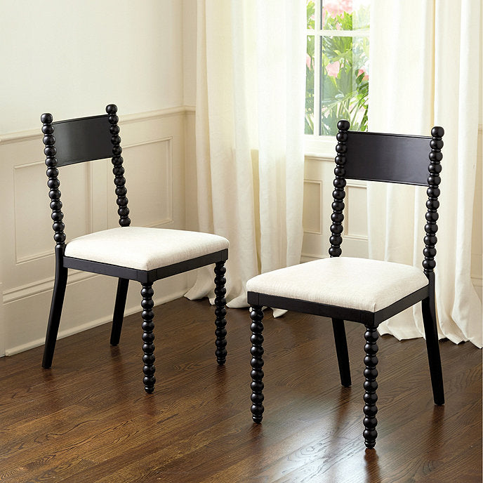 Livia Spool Chair Set of 2