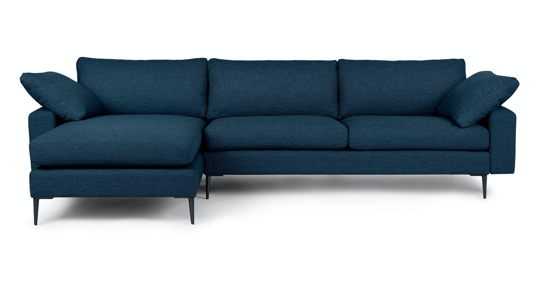 Nova Twilight Blue Reversible Sectional