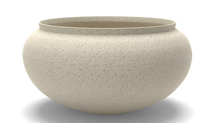 Jimena Natural Ceramic Centerpiece Bowl
