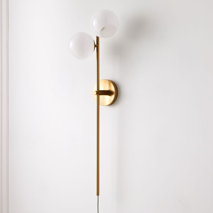 Staggered Glass Two Light