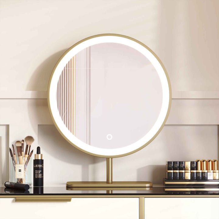 Round Makeup LED Mirror