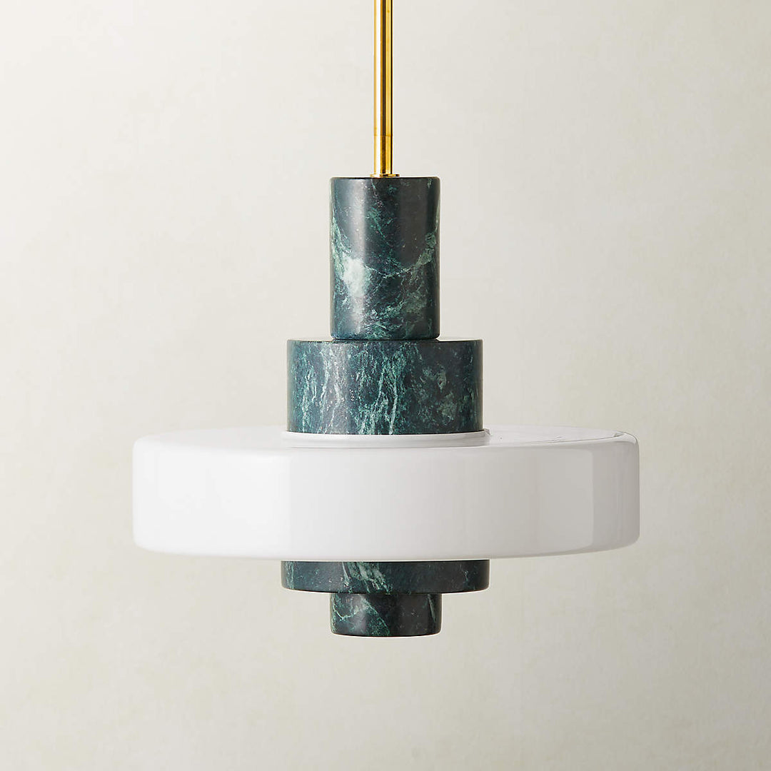 MERCURY GREEN MARBLE PENDANT LIGHT