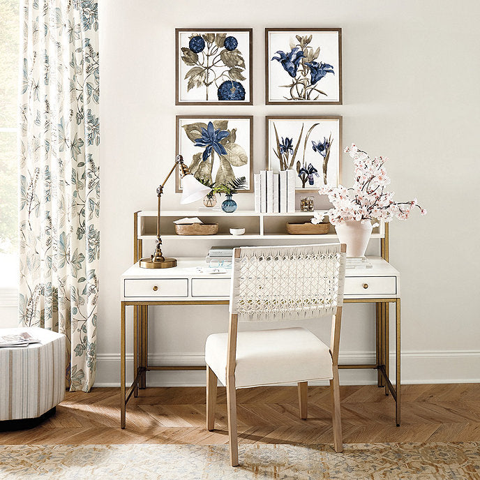 Watercolor Buchoz Art With Frame 18"x18"