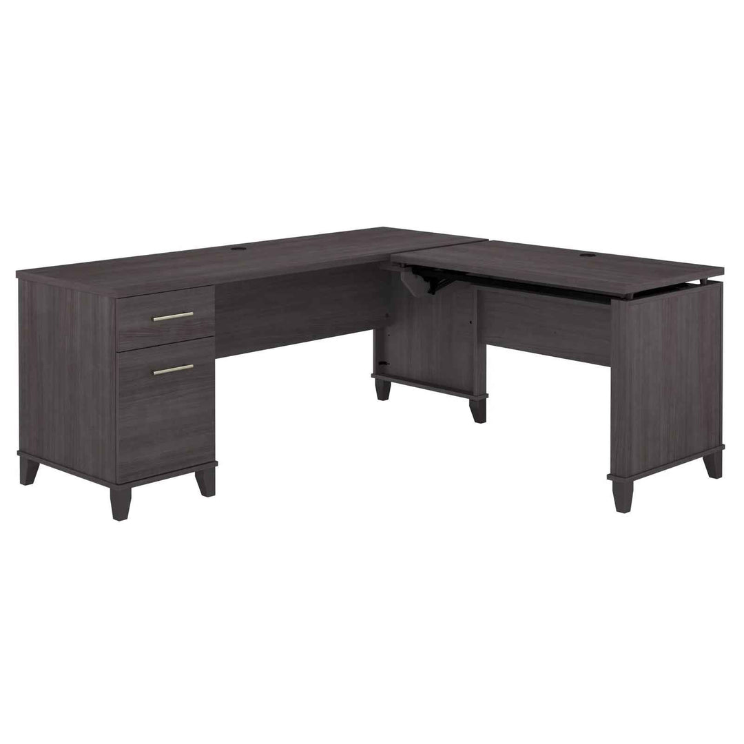 Ketcham Height Adjustable L Shape Desk