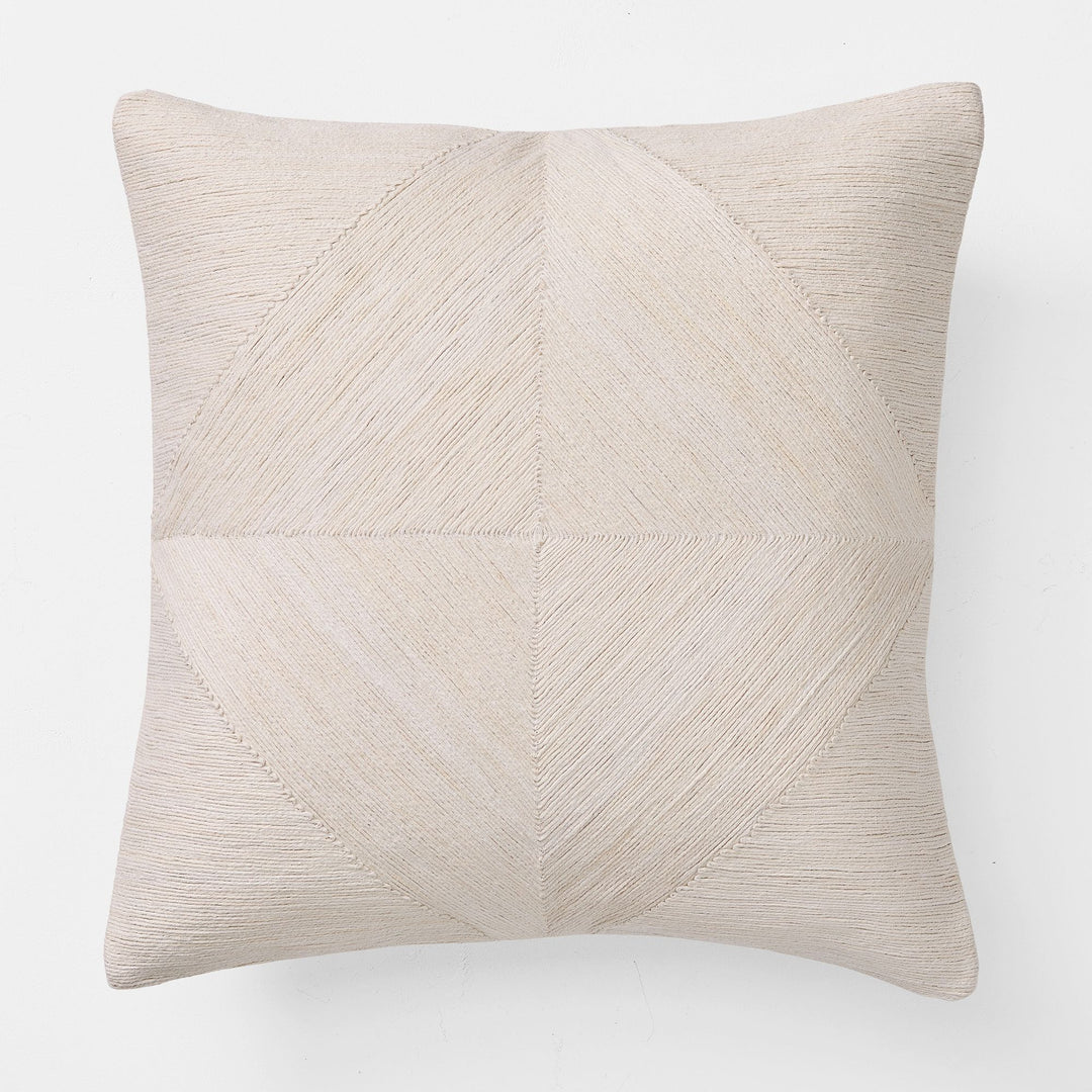 Jute Geo Pillow Cover 20x20