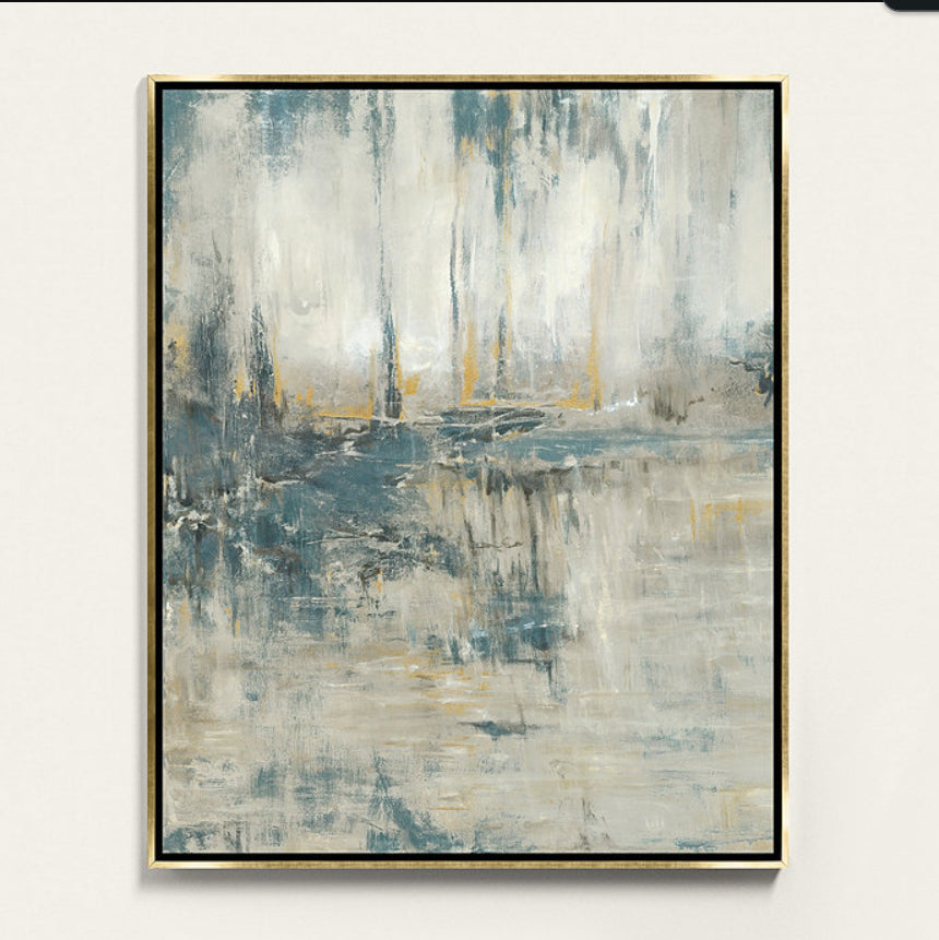 Quartz Reflection Framed Canvas