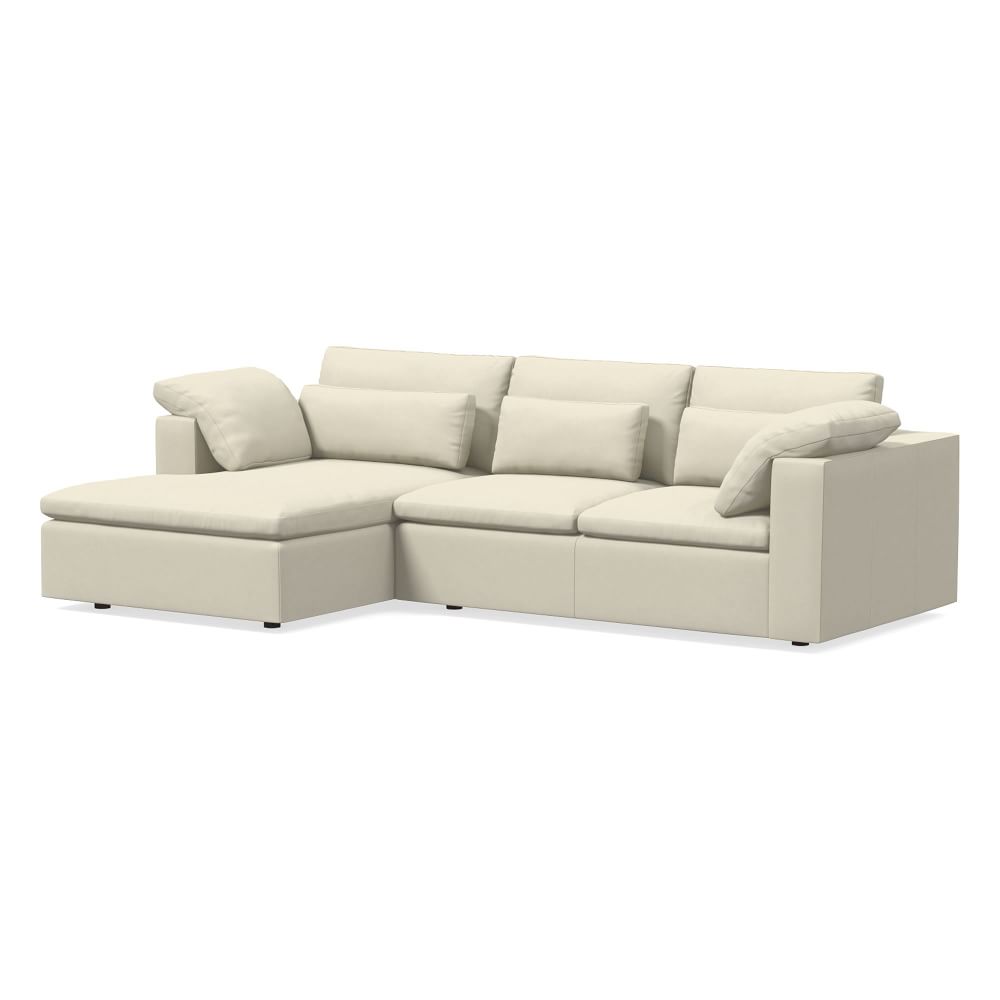Harmony Modular Leather 2 Piece Chaise Sectional