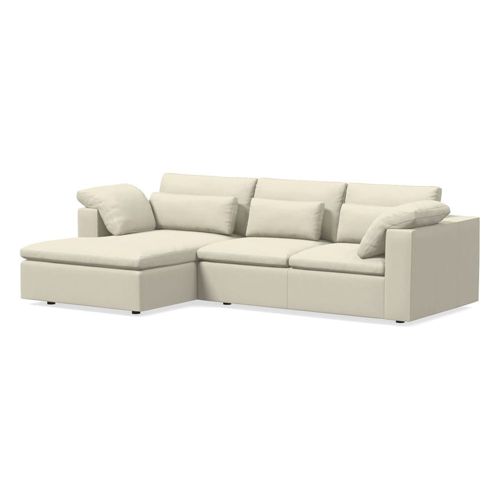 Harmony Modular Leather 2 Piece Chaise Sectional