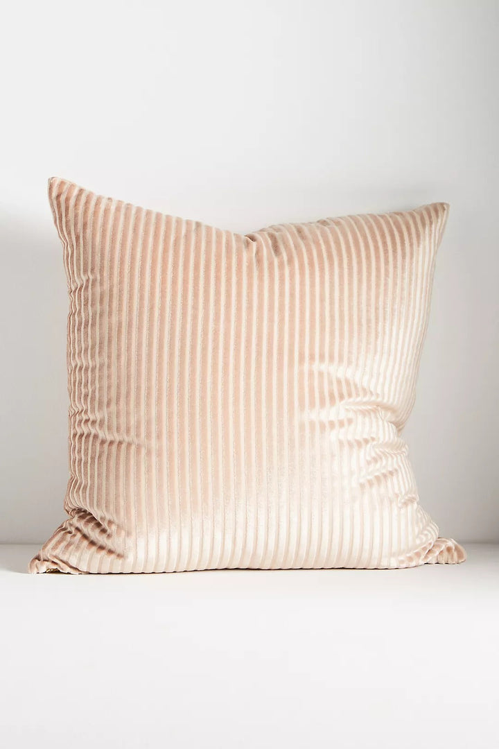 Fiora Ribbed Velvet Pillow 22x22