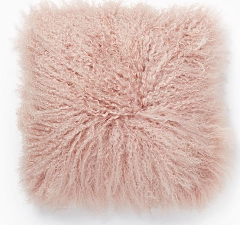 Mongolian Lamb Pillow Cover no insert