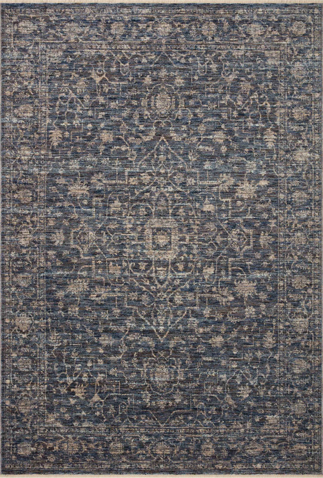 Sorrento Oriental Machine Made Power Loom Polyester Area Rug-9'6"x13'1"