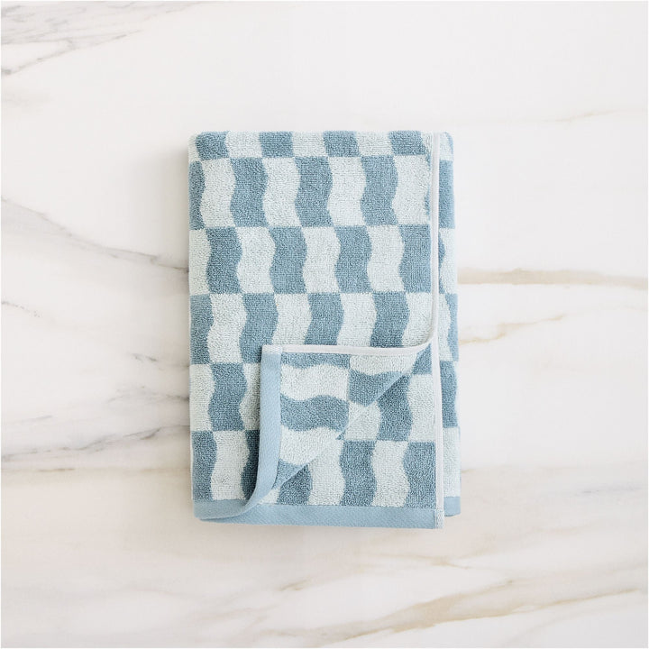 Wavy Blocks Towel