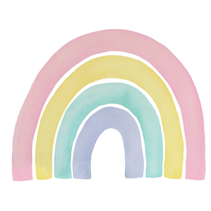 Watercolor Rainbow Wall Decal