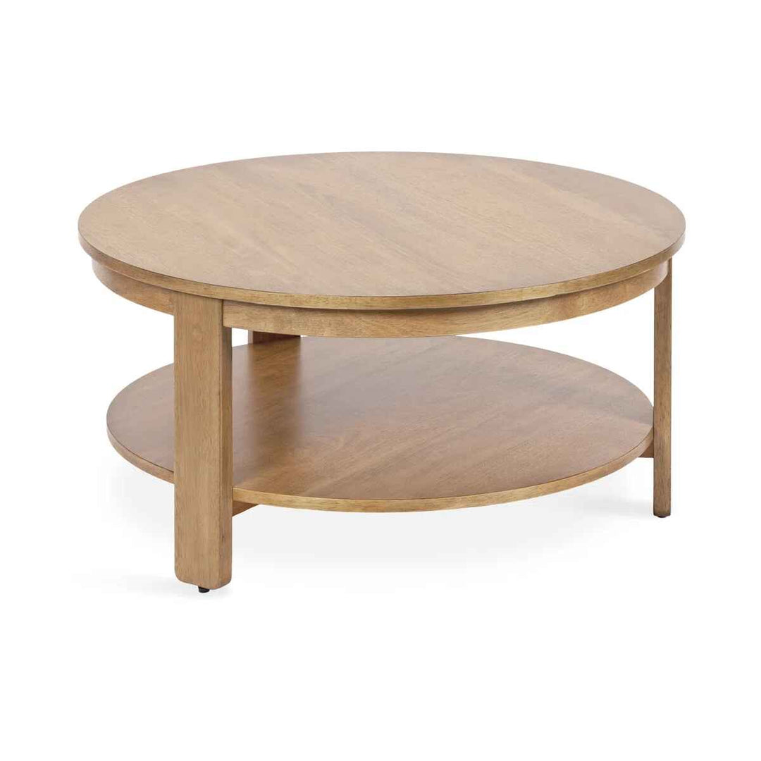 Aamnah Prayash Tiered Round Living Room Coffee Table
