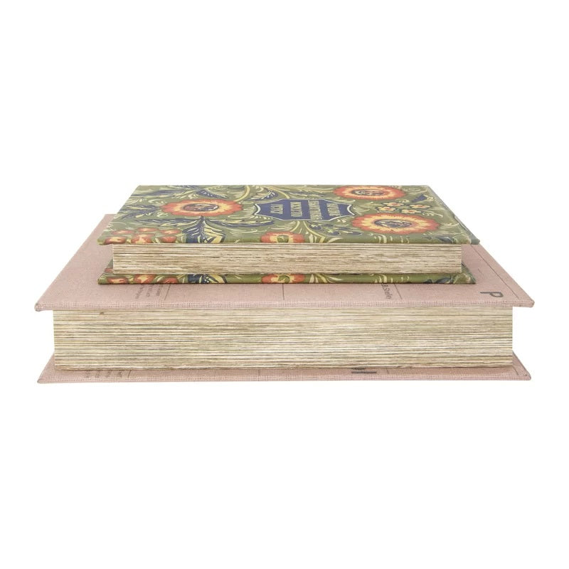 2 Piece Hasten Reproduction Decorative Book Set