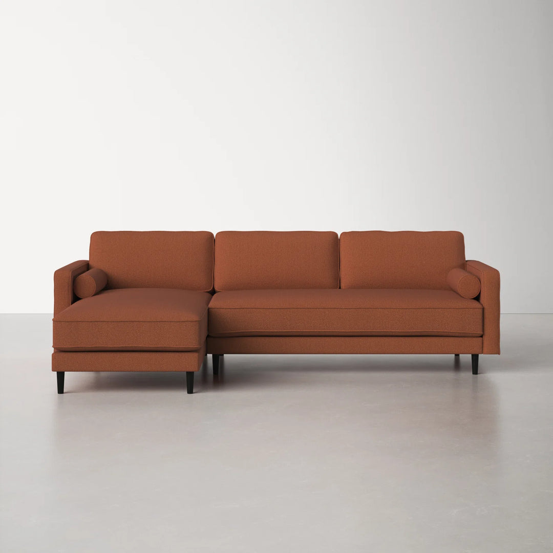 Curt 103" Wide Polyester Blend Sofa & Chaise