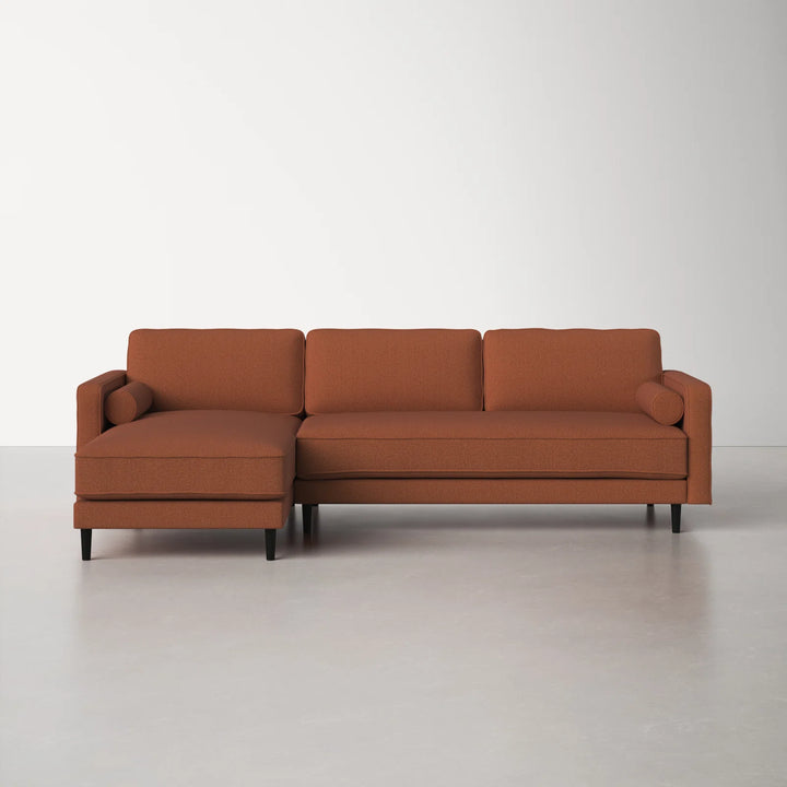 Curt 103" Wide Polyester Blend Sofa & Chaise