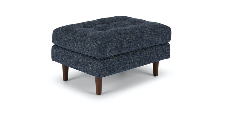 Sven Neptune Blue Ottoman
