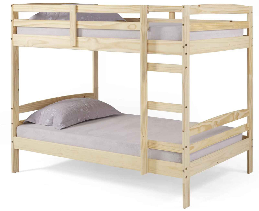 Plumerville Solid Wood Standard Bunk Bed-Twin
