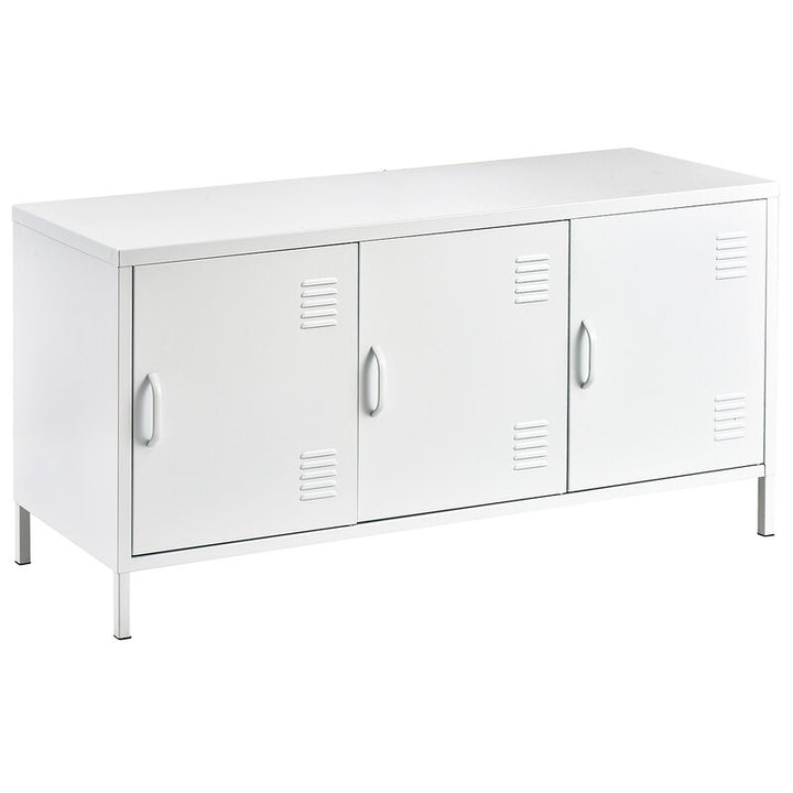 Metal 3 Door Accent Cabinet