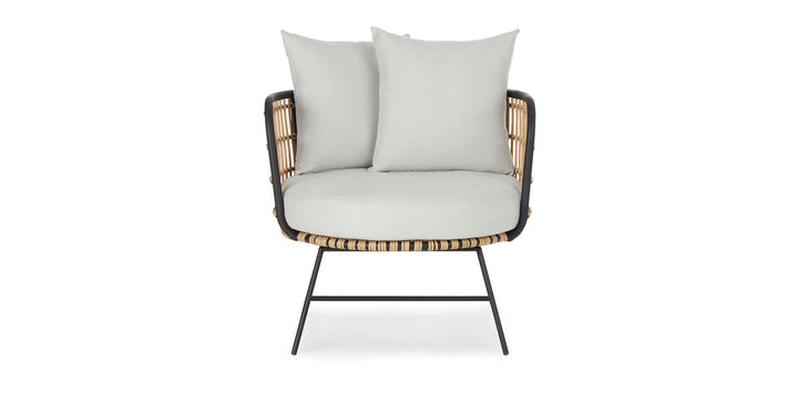 Onya lily white lounge chair