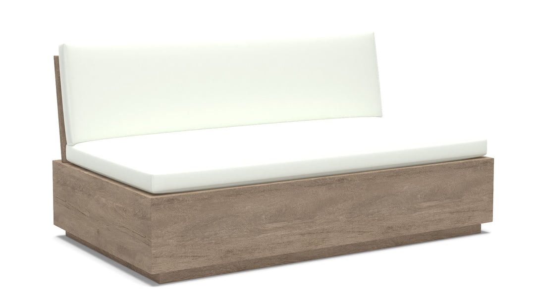 Indio Eucalyptus Modern Platform Modular Set Loveseat