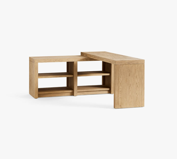 Dillon L Shape Rotating Desk
