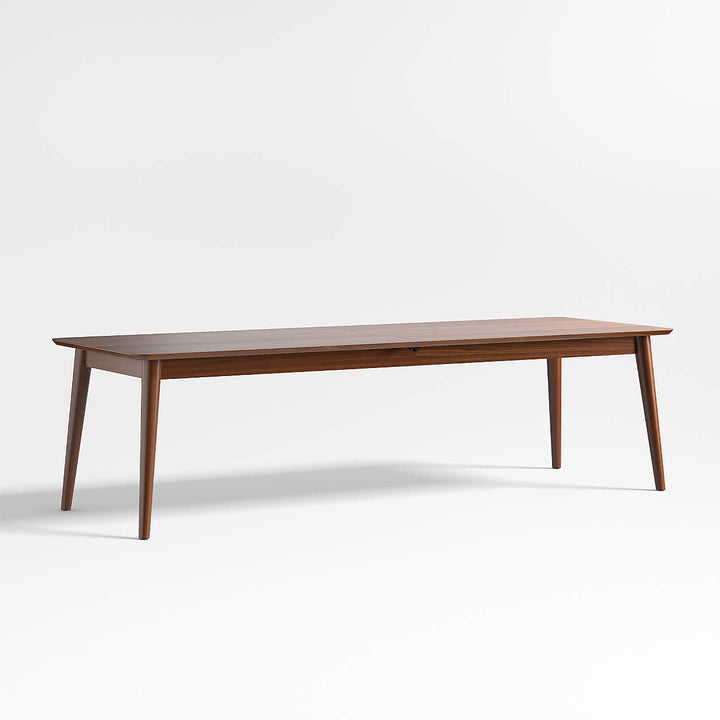 Tate Walnut Wood Extendable Dining Table