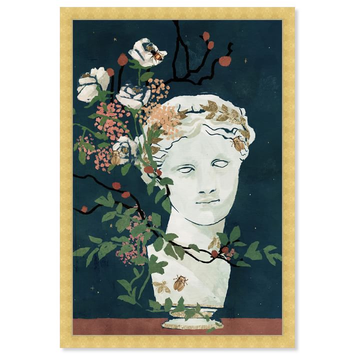 Oliver Gal Delicate Framed Art
