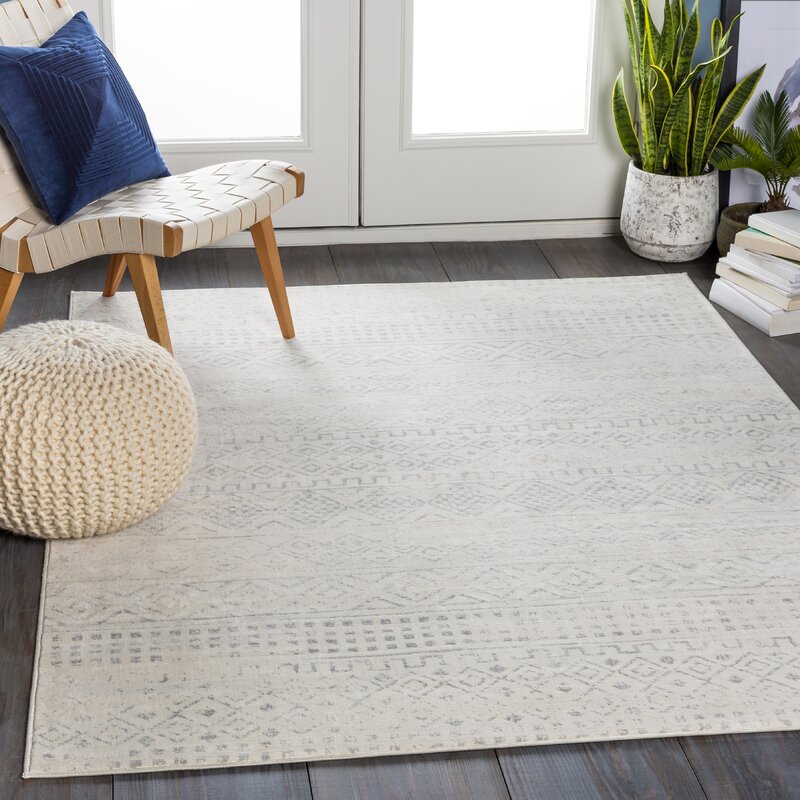 Warlick Cream Area Rug-7'10"x10'