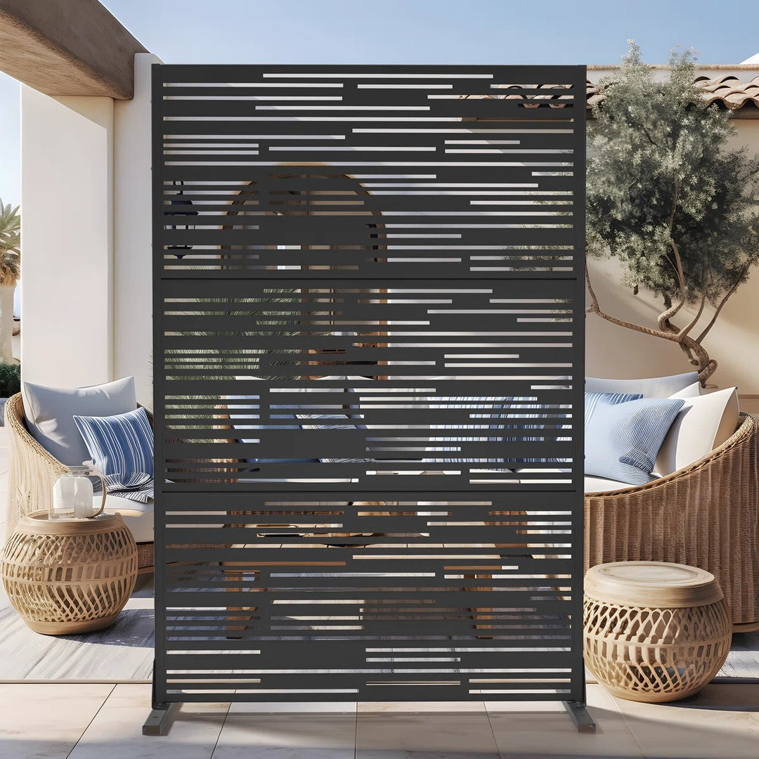 Metal Privacy Screen Panel Pattern
