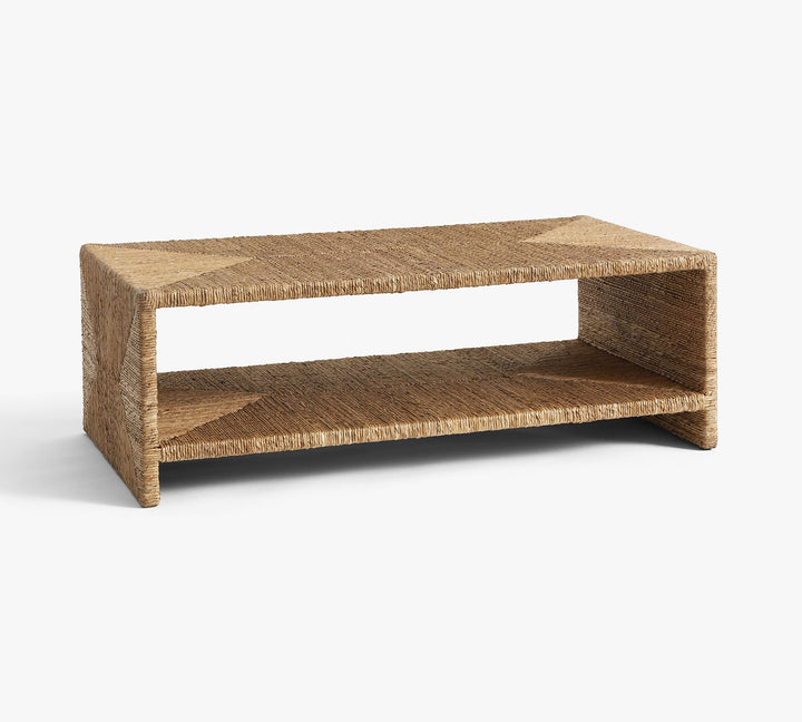 Malibu Rectangular Woven Coffee Table