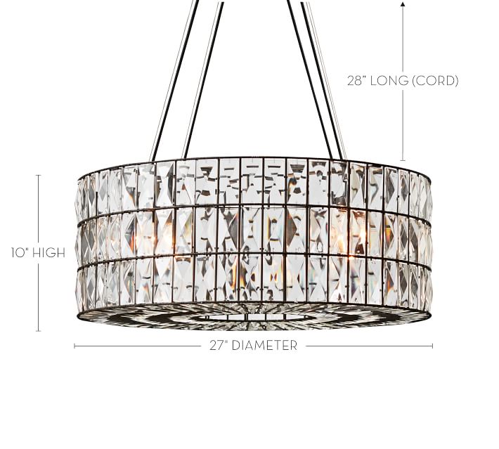 Adeline Crystal Round Chandelier
