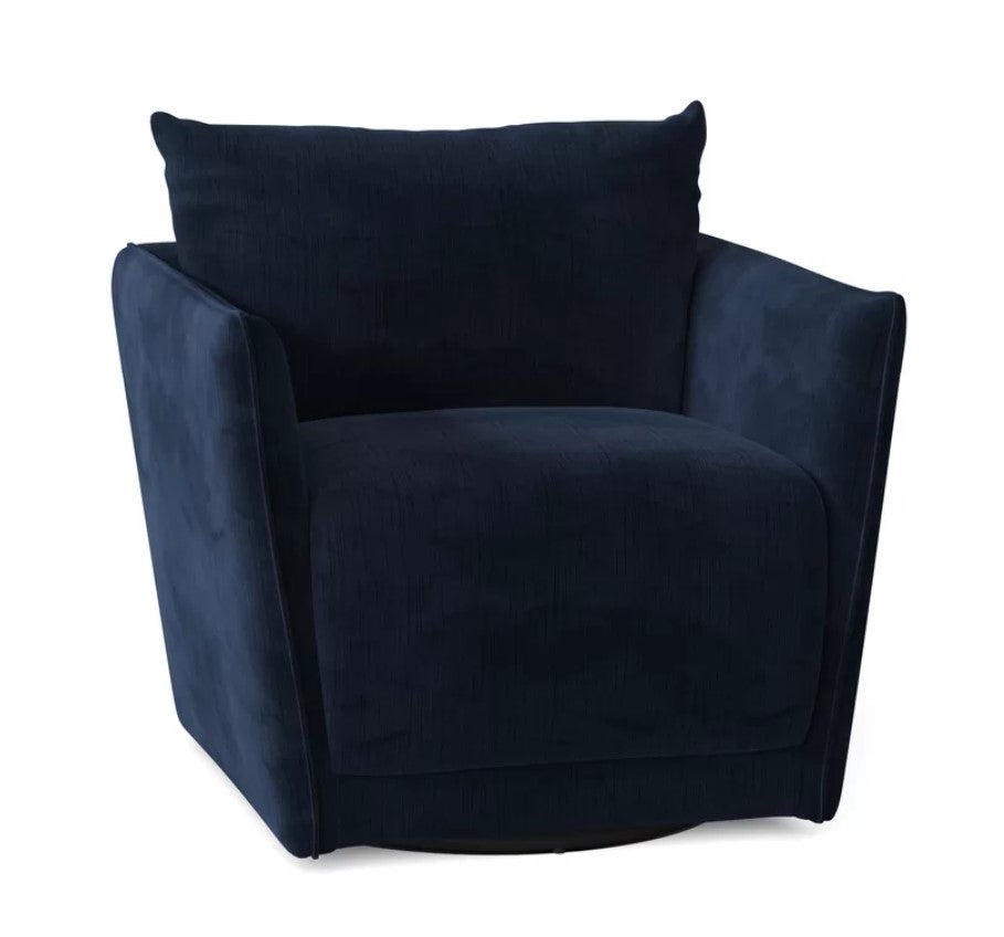 Gertrude Upholstered Swivel Armchair