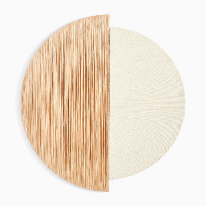 Circular Woven Wool Wall Art