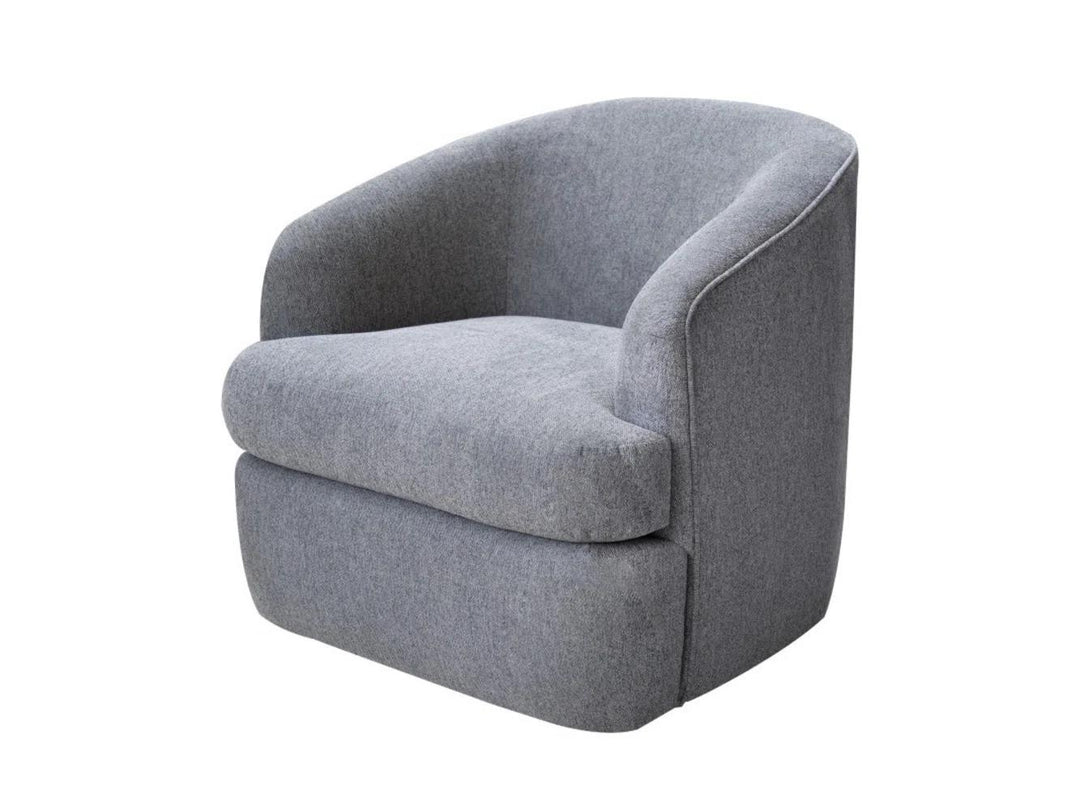 Darriane Upholstered Swivel Barrel Chair