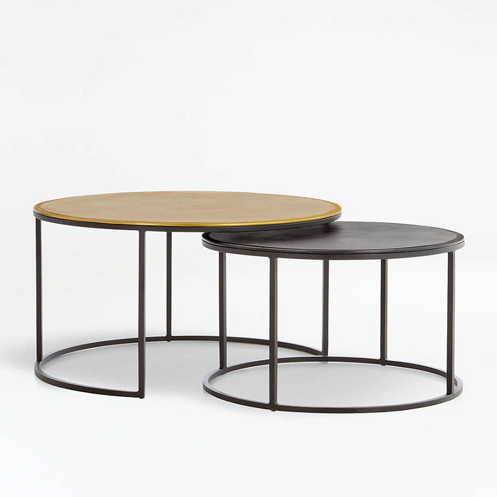 Knurl Nesting Coffee Tables Set of Two