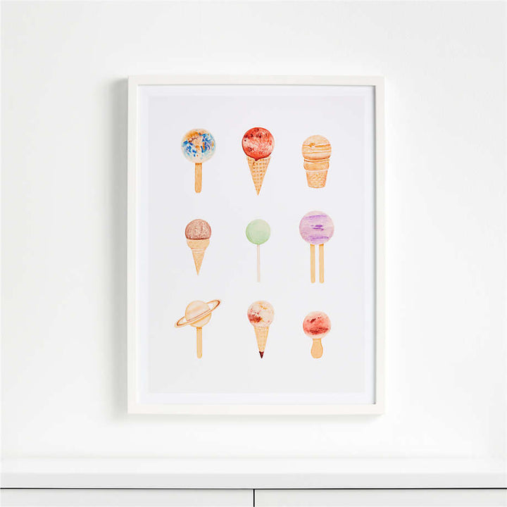 Planet Sugarium Framed Wall Art