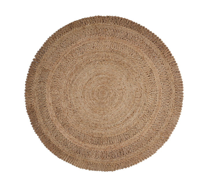 Kalev Jute Round Rug-6'
