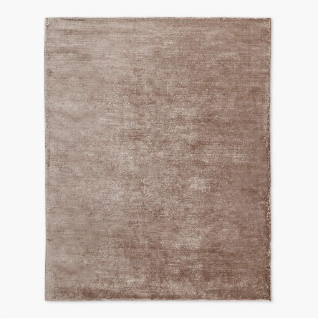 Anders Dusty Rose Pink Tencel Lyocell Area Rug-10'x14'