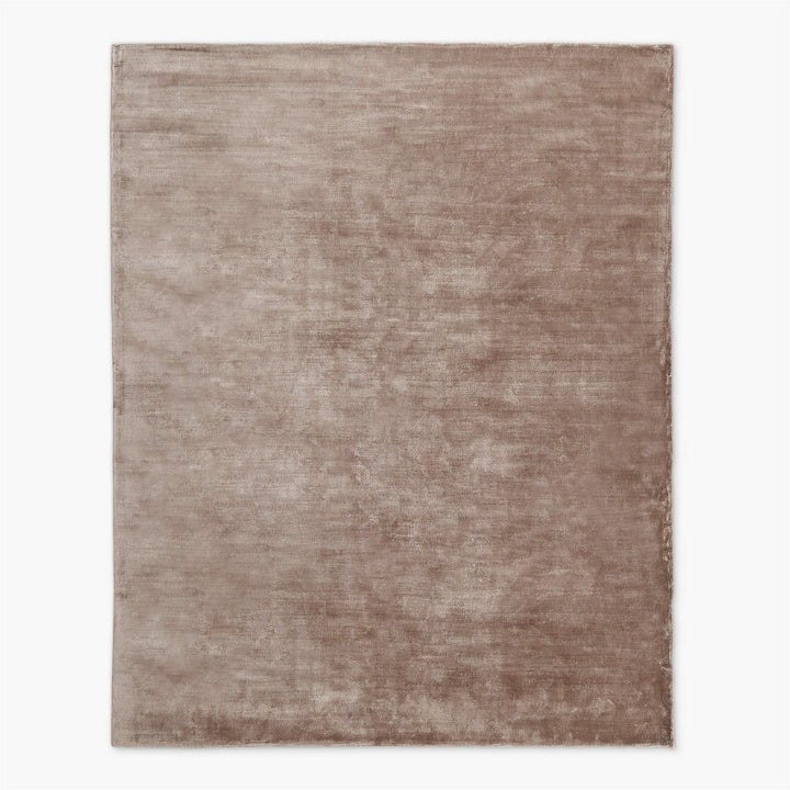 Anders Dusty Rose Pink Tencel Lyocell Area Rug-10'x14'