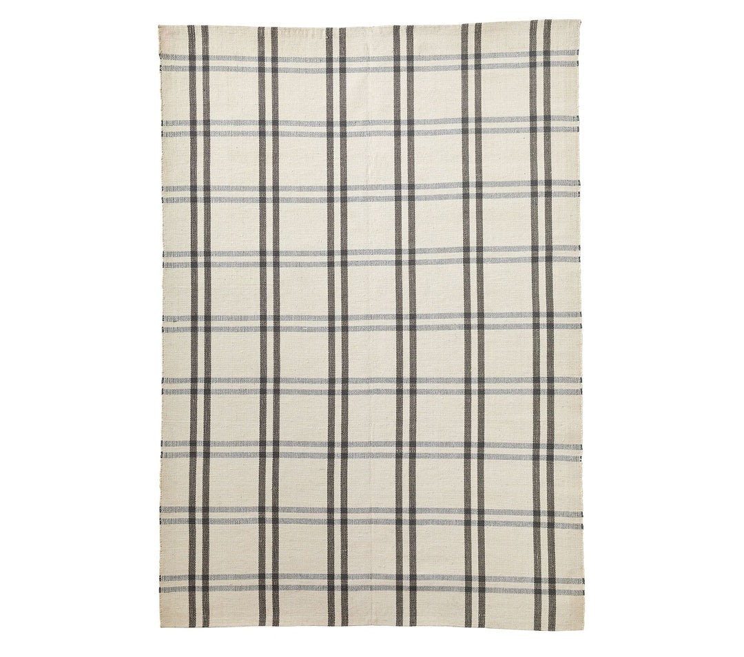 Plaid Woven Rug 9x12'