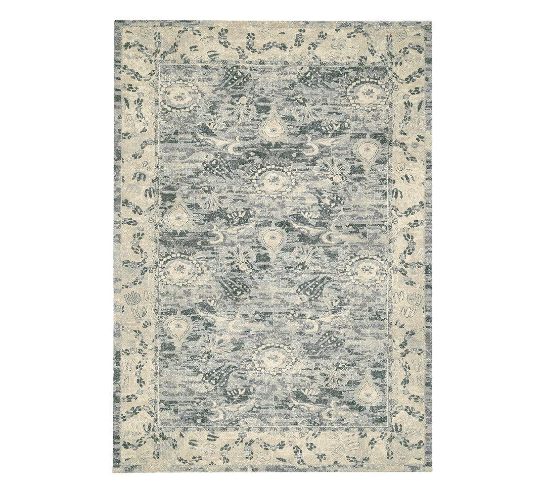 Jema Hand Tufted Printed Wool Rug